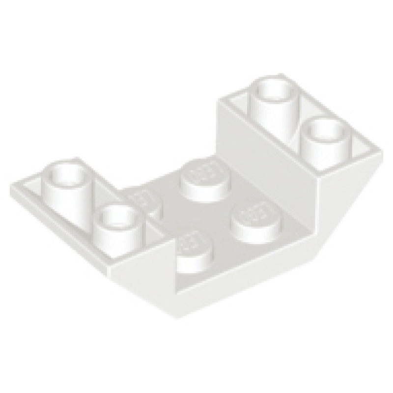 Dakpan, Omgekeerd 45° 4x2 dubbel White